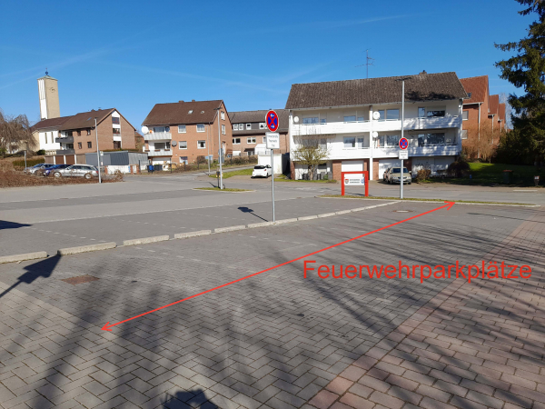 Foto Parkplatz Feuerwehr 