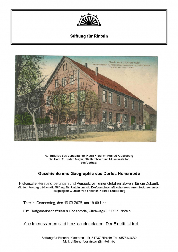 11032026 PM Stiftung fuer Rinteln Vortrag Hohenrode